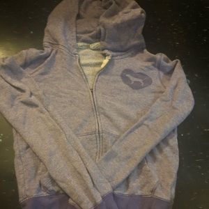 (3/$25)LOVE PINK ZIP HOODIE💜